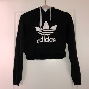 Adidas crop hoodie